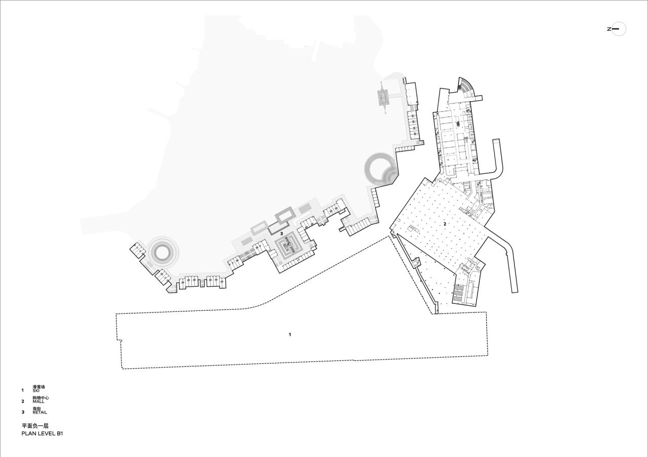 BIM建筑|武汉甘露山国际滑雪场 / CLOU 柯路建筑