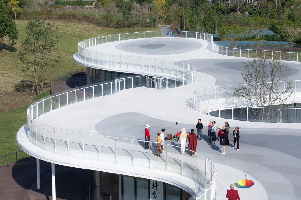 BIM建筑|凫岛 · 鲁家滩湿地公园商业服务中心 / MUDA 慕达建筑