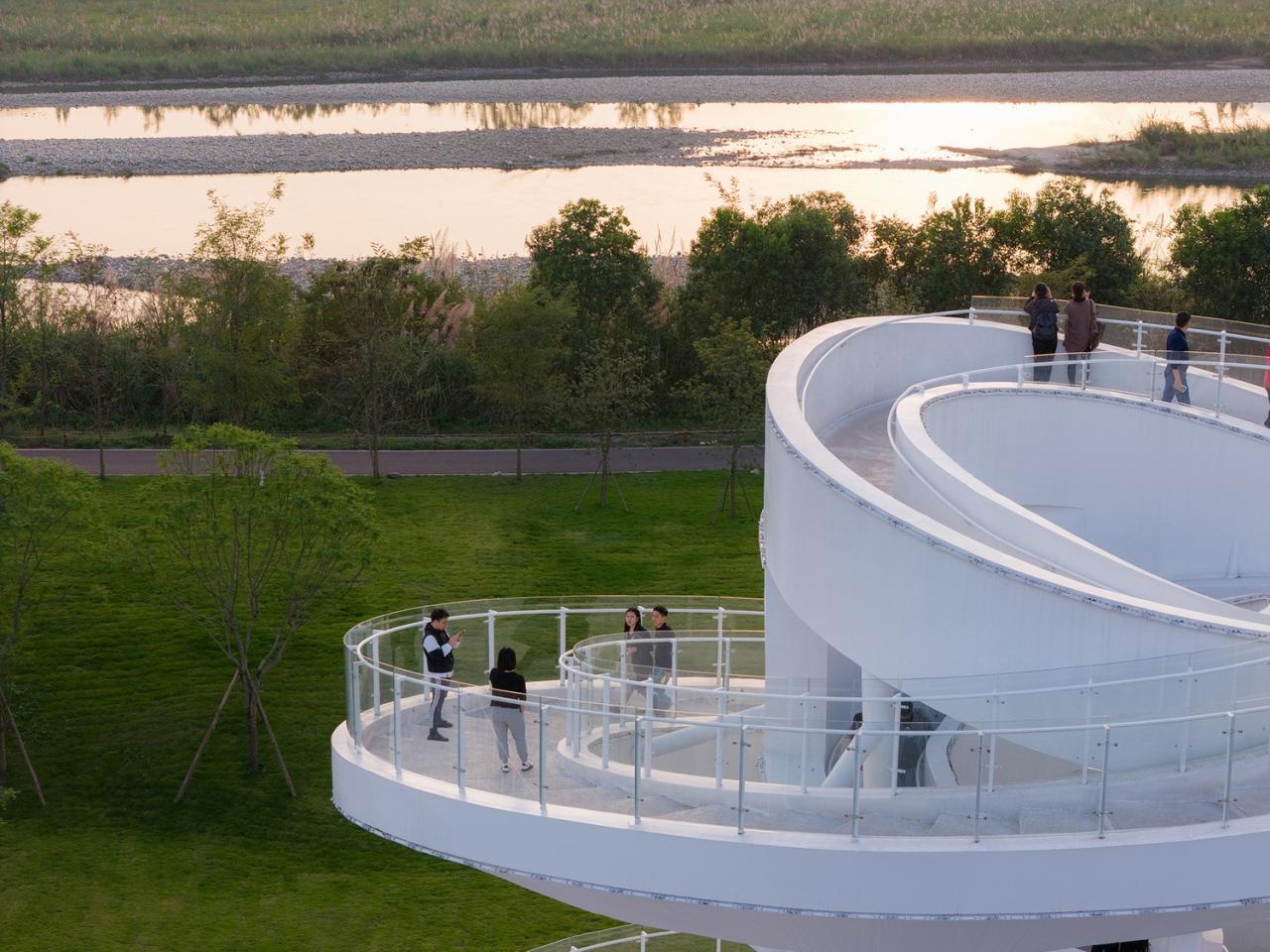 BIM建筑|凫岛 · 鲁家滩湿地公园商业服务中心 / MUDA 慕达建筑