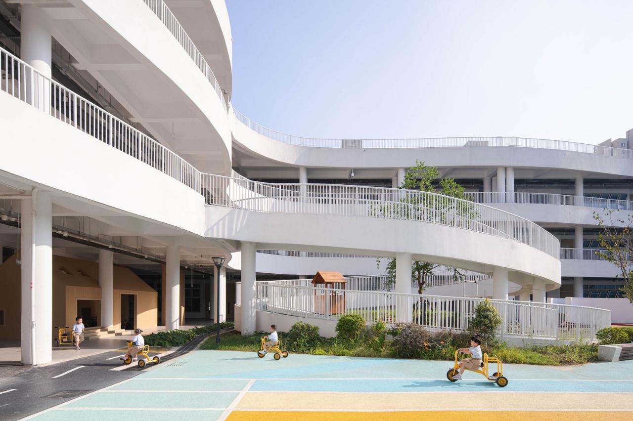 BIM建筑|无锡华星幼儿园 / 元秀万建筑事务所