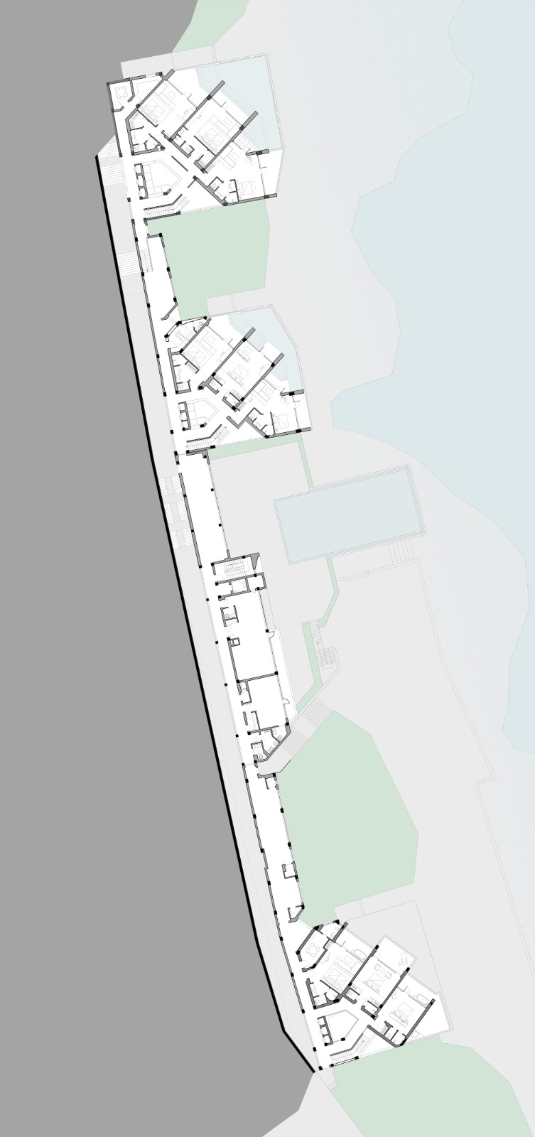 BIM建筑|嵊泗夕会悬崖酒店 / 亦风建筑
