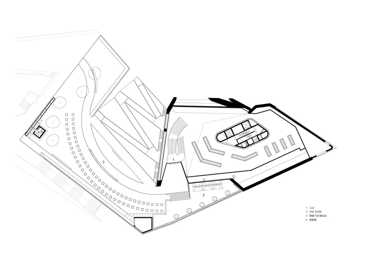 BIM建筑|大疆旗舰店 / 万社设计