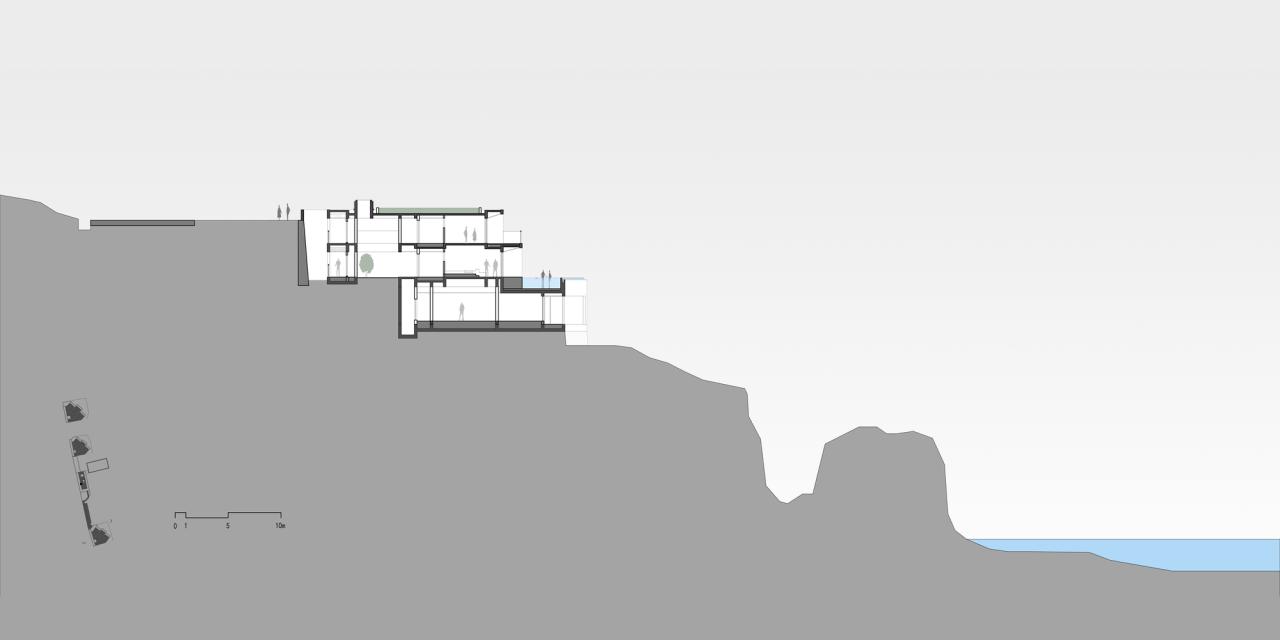 BIM建筑|嵊泗夕会悬崖酒店 / 亦风建筑