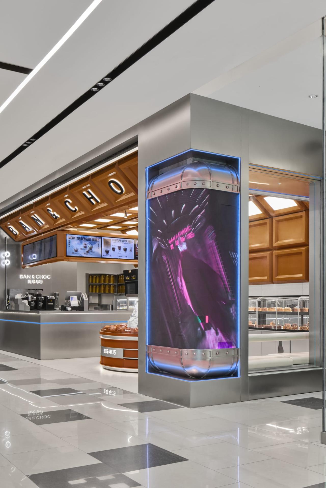 BIM建筑|斑马与巧BAN&CHOC上海凯德龙之梦全国首店 / WBS里外工作室