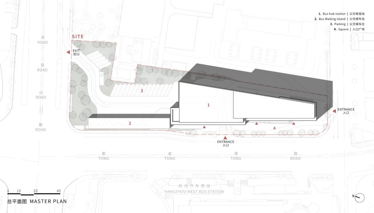 BIM建筑|自然的过客：杭州汽车西站公交枢纽站 / 浙江大学建筑设计研究院