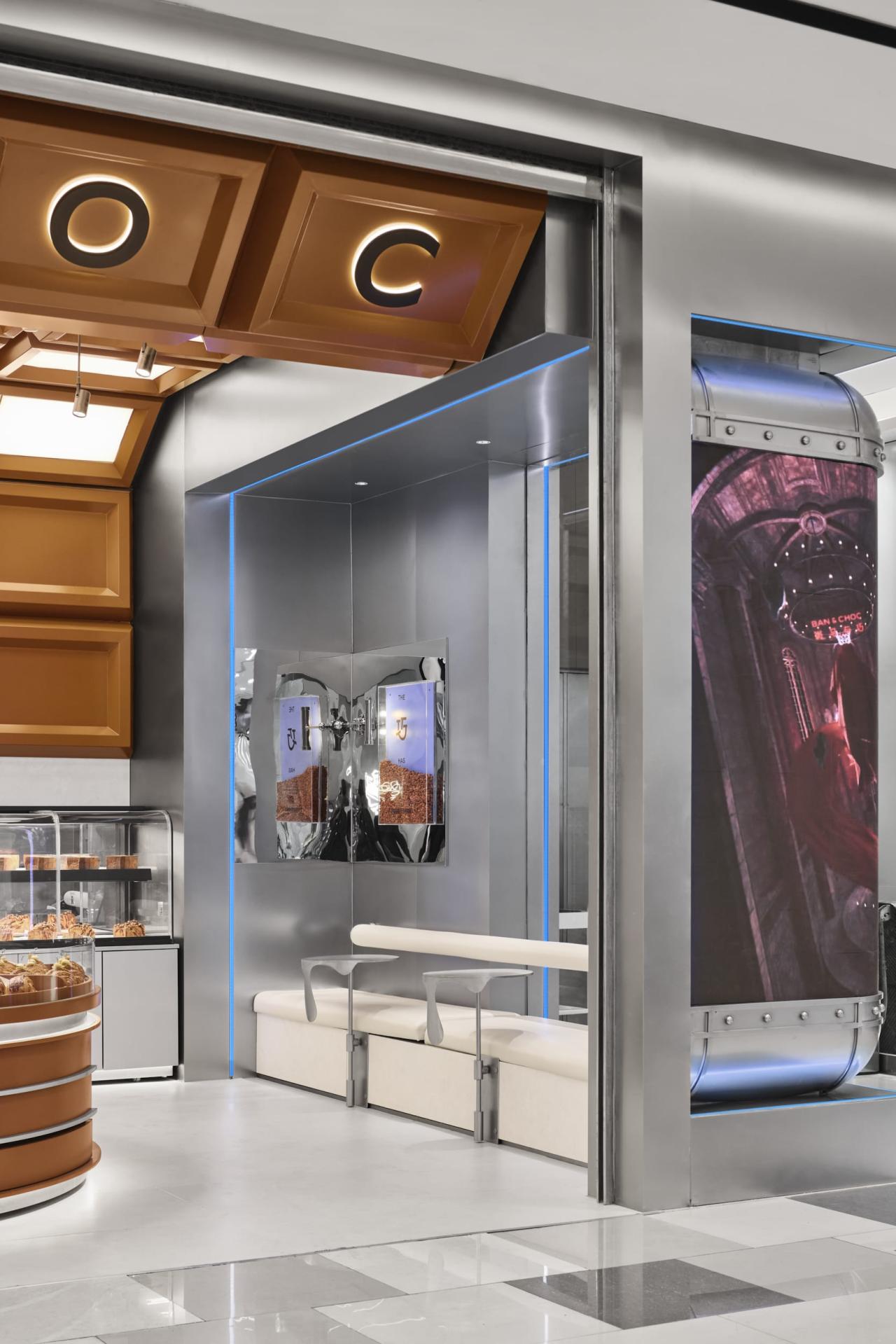 BIM建筑|斑马与巧BAN&CHOC上海凯德龙之梦全国首店 / WBS里外工作室