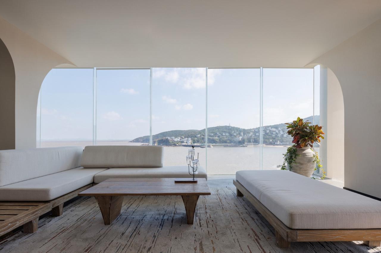 BIM建筑|嵊泗夕会悬崖酒店 / 亦风建筑