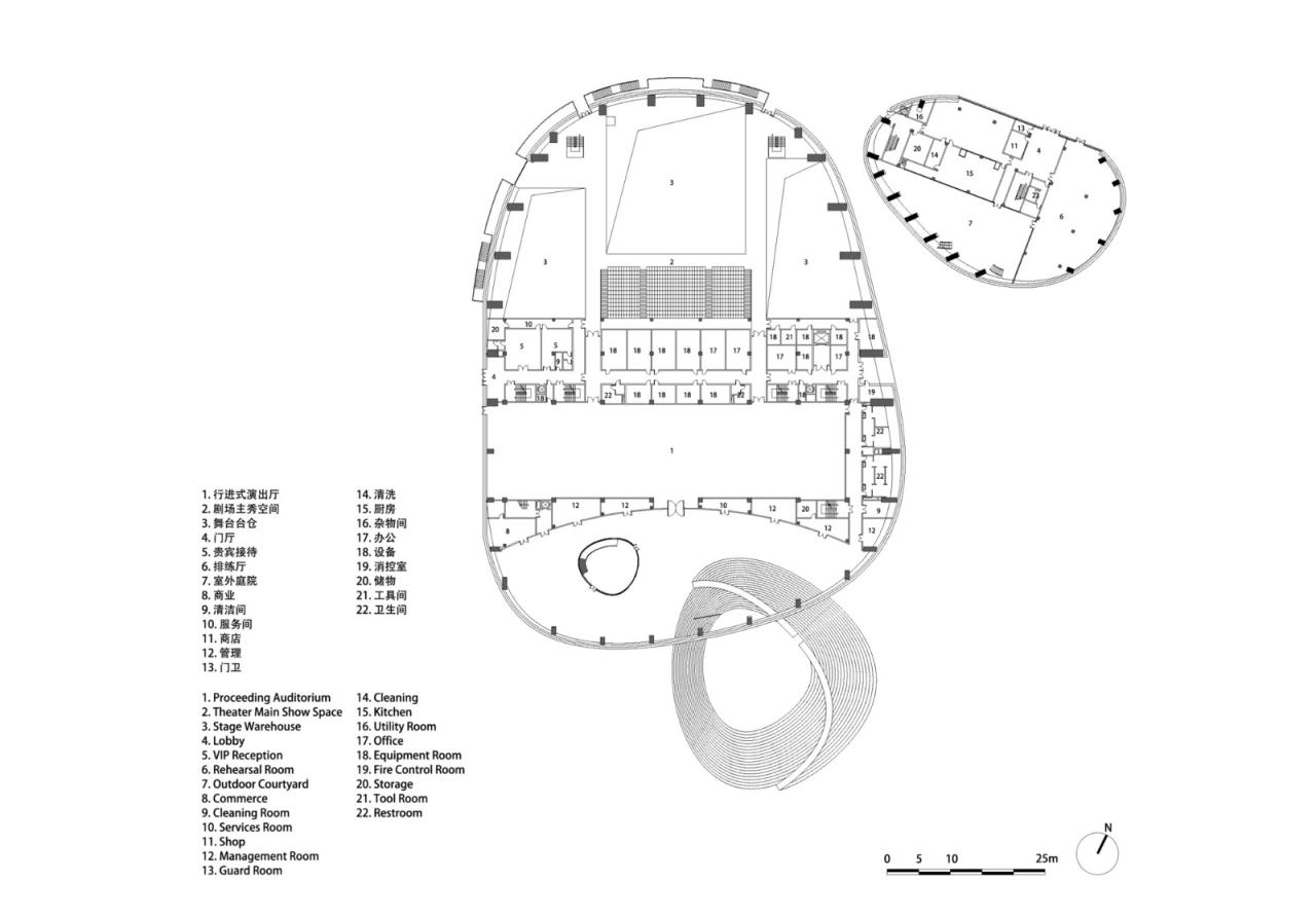 BIM建筑|四川雅安熊猫演艺中心 / 朱小地工作室