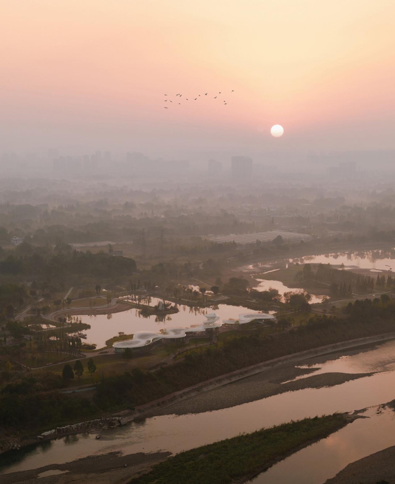 BIM建筑|凫岛 · 鲁家滩湿地公园商业服务中心 / MUDA 慕达建筑