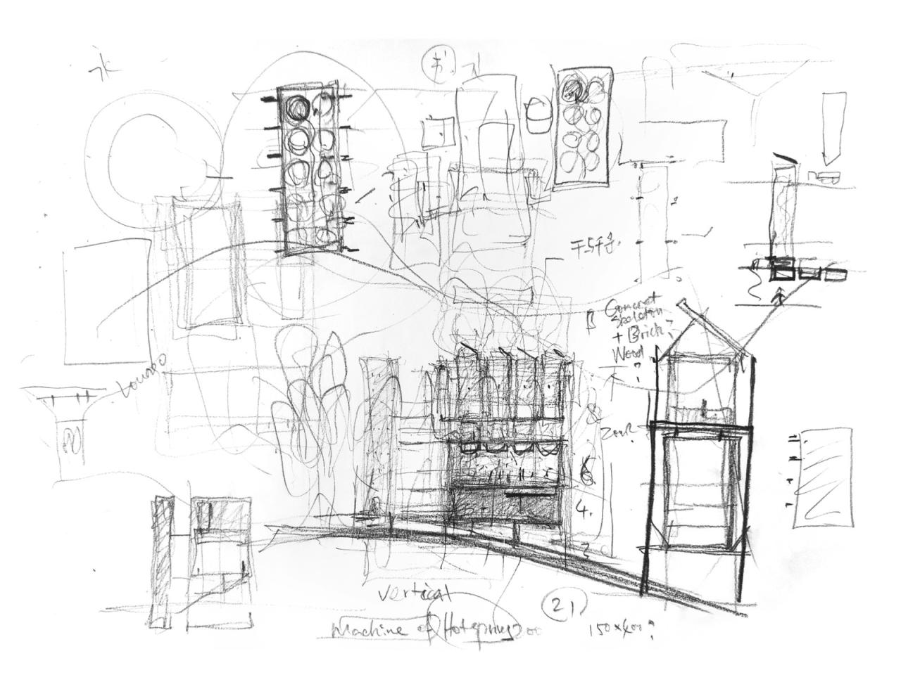 BIM建筑|雾灵山眼石汤泉，林中仪器 / 直向建筑