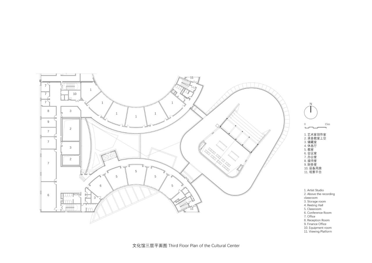 BIM建筑|武汉东西湖文化中心 / 中国院大器工作室