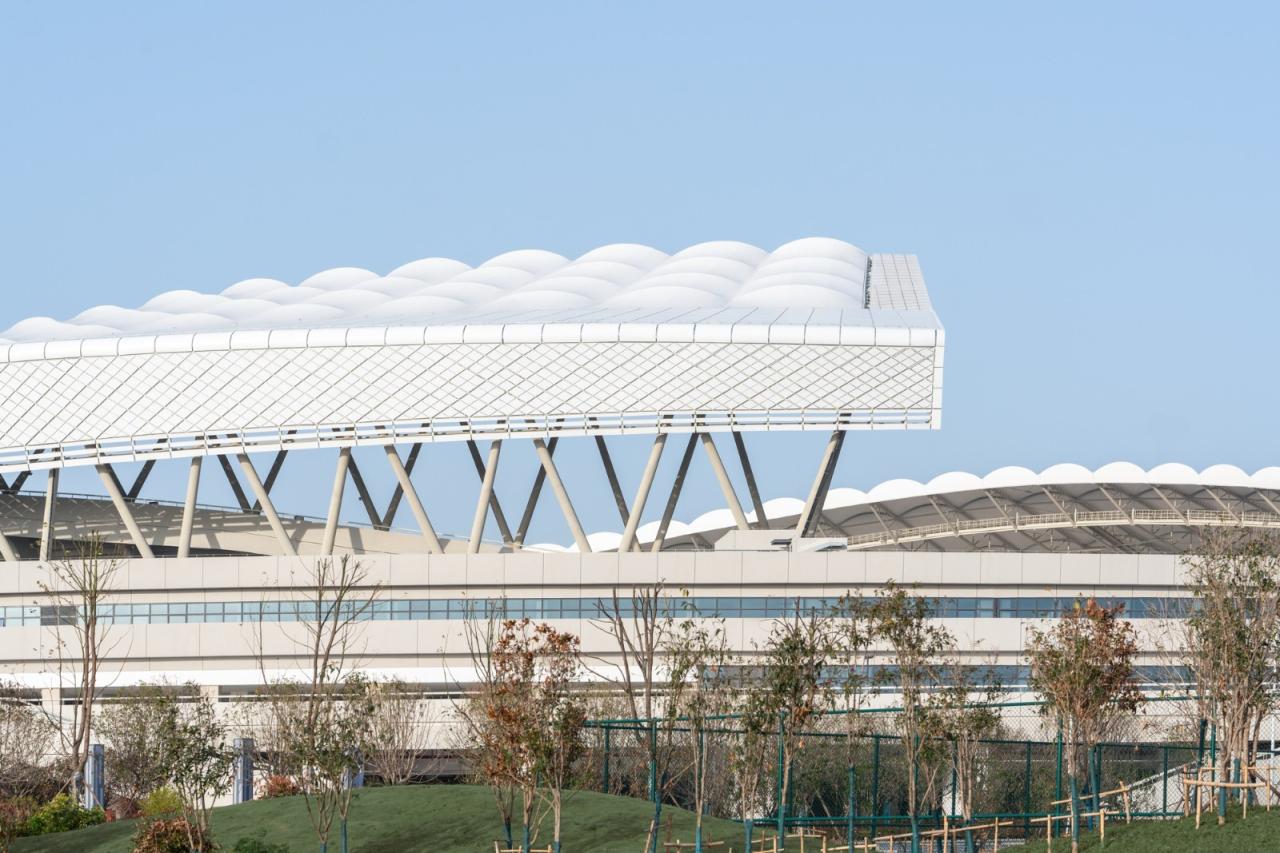 BIM建筑|襄阳全民体育运动中心 / 中南建院墨水尺工作室