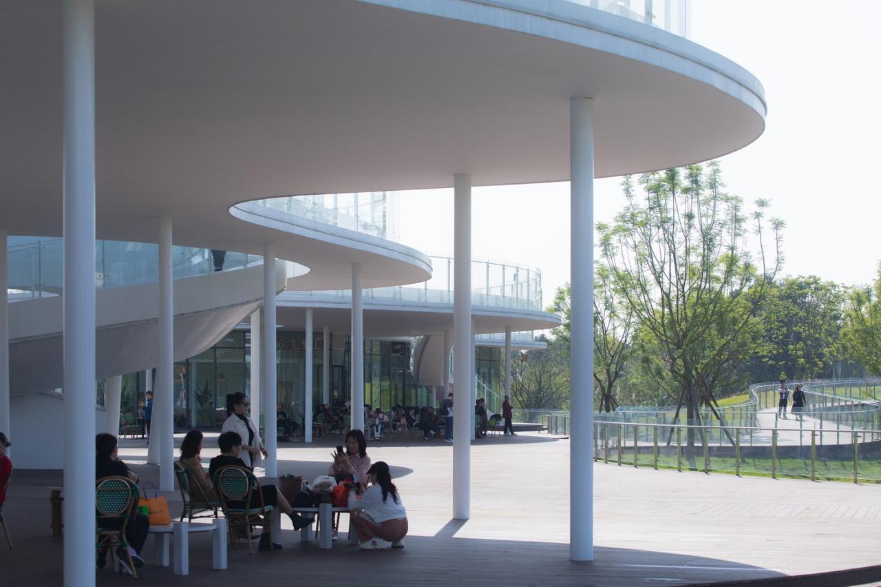 BIM建筑|凫岛 · 鲁家滩湿地公园商业服务中心 / MUDA 慕达建筑