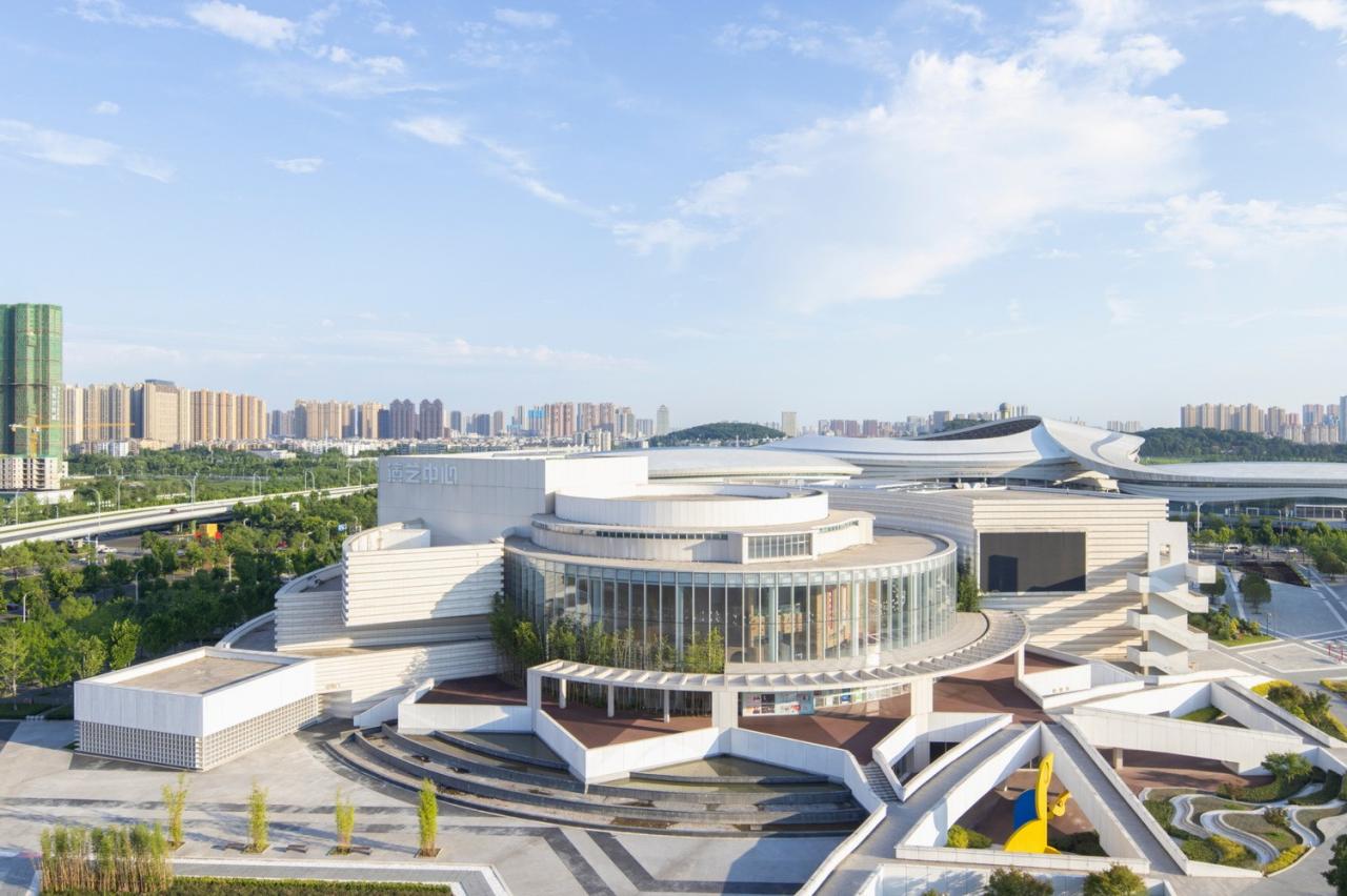 BIM建筑|武汉东西湖文化中心 / 中国院大器工作室
