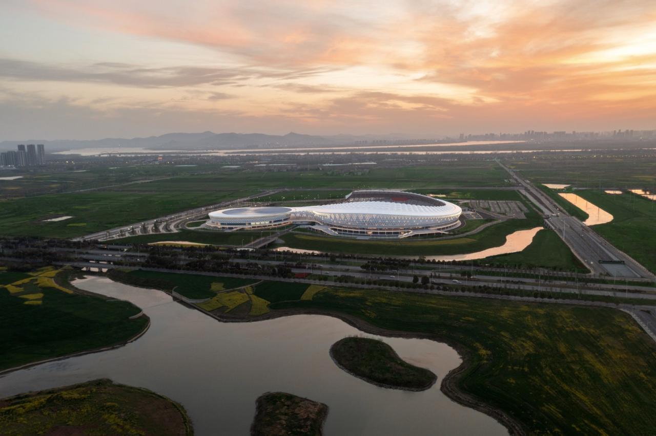 BIM建筑|襄阳全民体育运动中心 / 中南建院墨水尺工作室