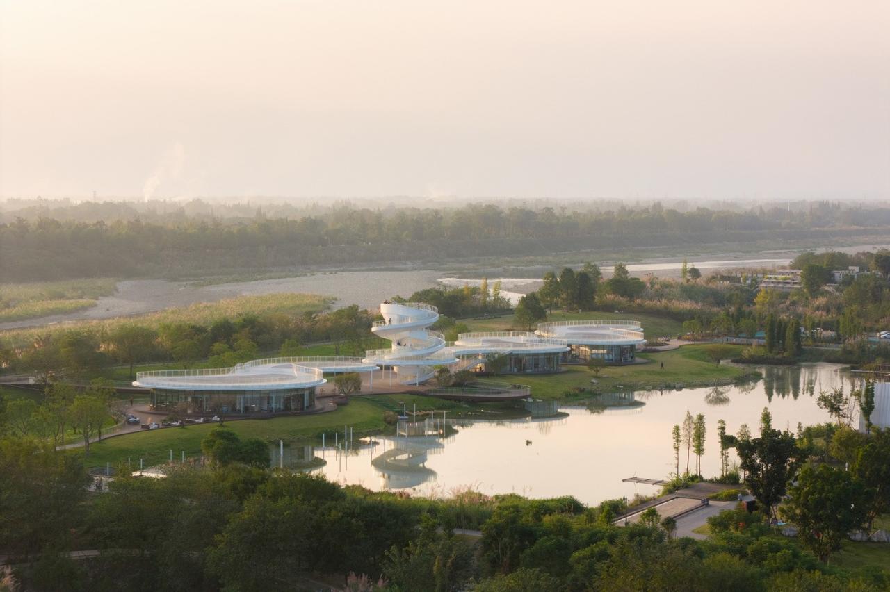 BIM建筑|凫岛 · 鲁家滩湿地公园商业服务中心 / MUDA 慕达建筑