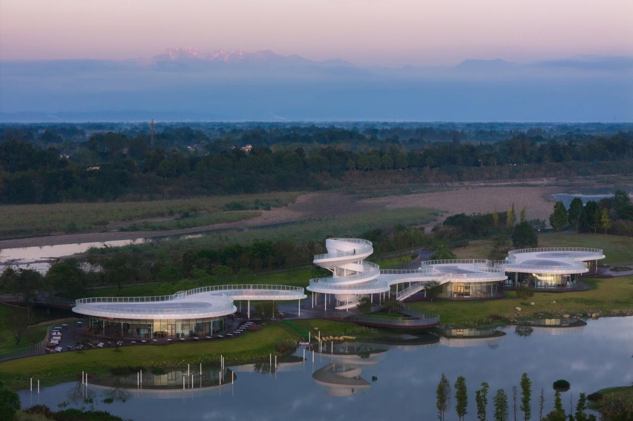 BIM建筑|凫岛 · 鲁家滩湿地公园商业服务中心 / MUDA 慕达建筑