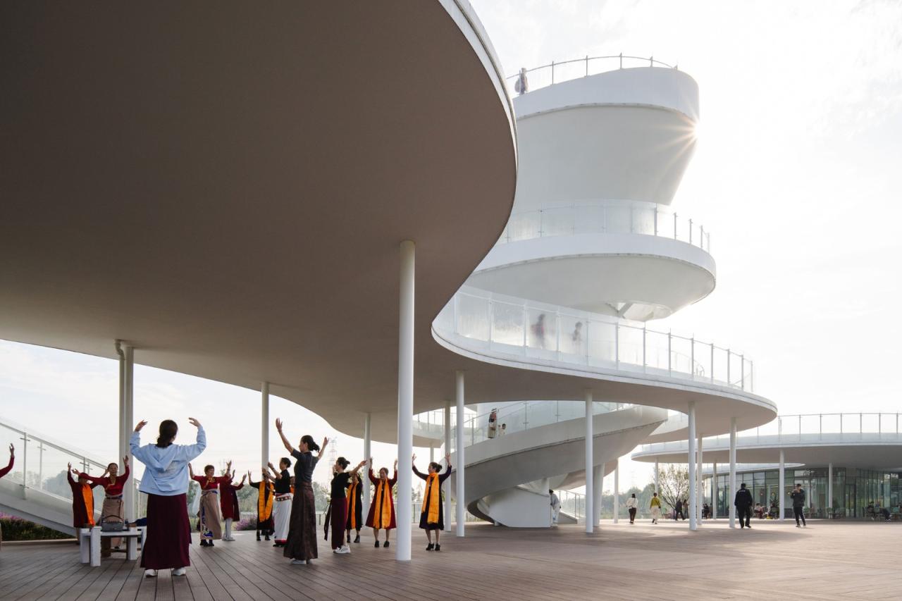 BIM建筑|凫岛 · 鲁家滩湿地公园商业服务中心 / MUDA 慕达建筑