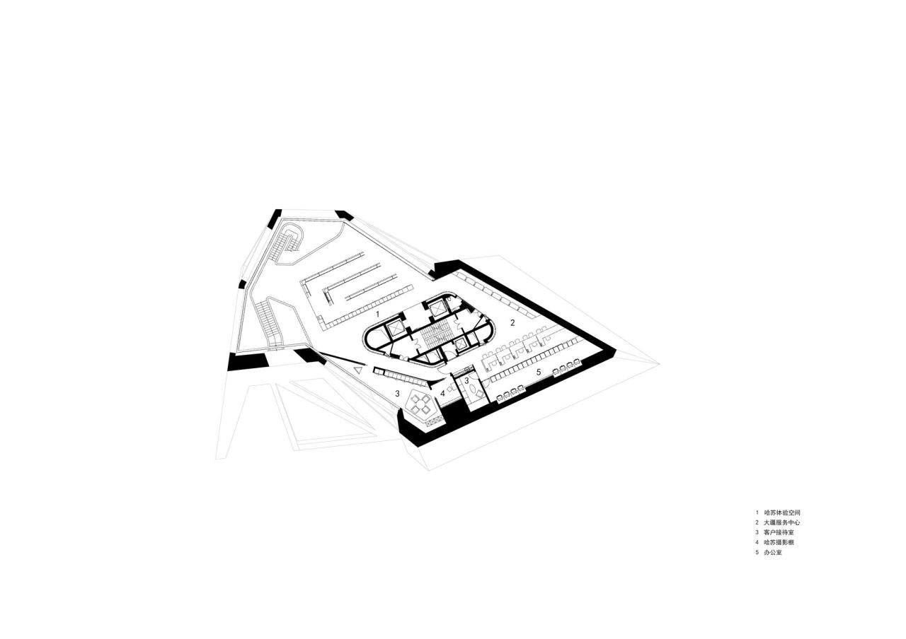 BIM建筑|大疆旗舰店 / 万社设计