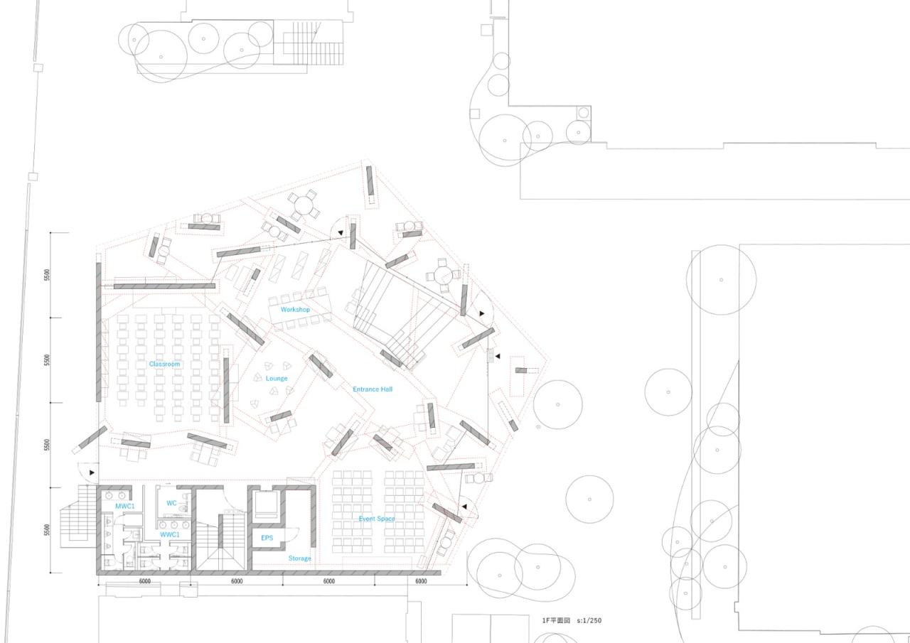 BIM建筑|湘南工科大学附属高中图书馆 / kousou + Fukei Co.