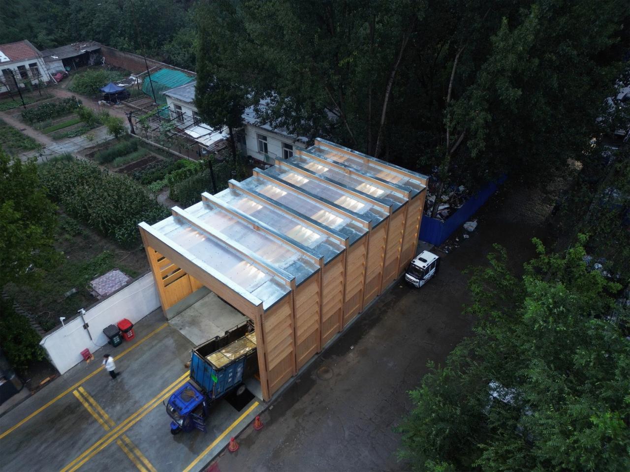 BIM建筑|廊坊北凤道垃圾中转站设计 / 园里建筑工作室