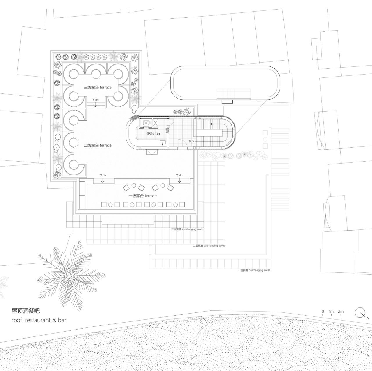 BIM建筑|三亚西岛自建房商业改造 / 叠重建筑