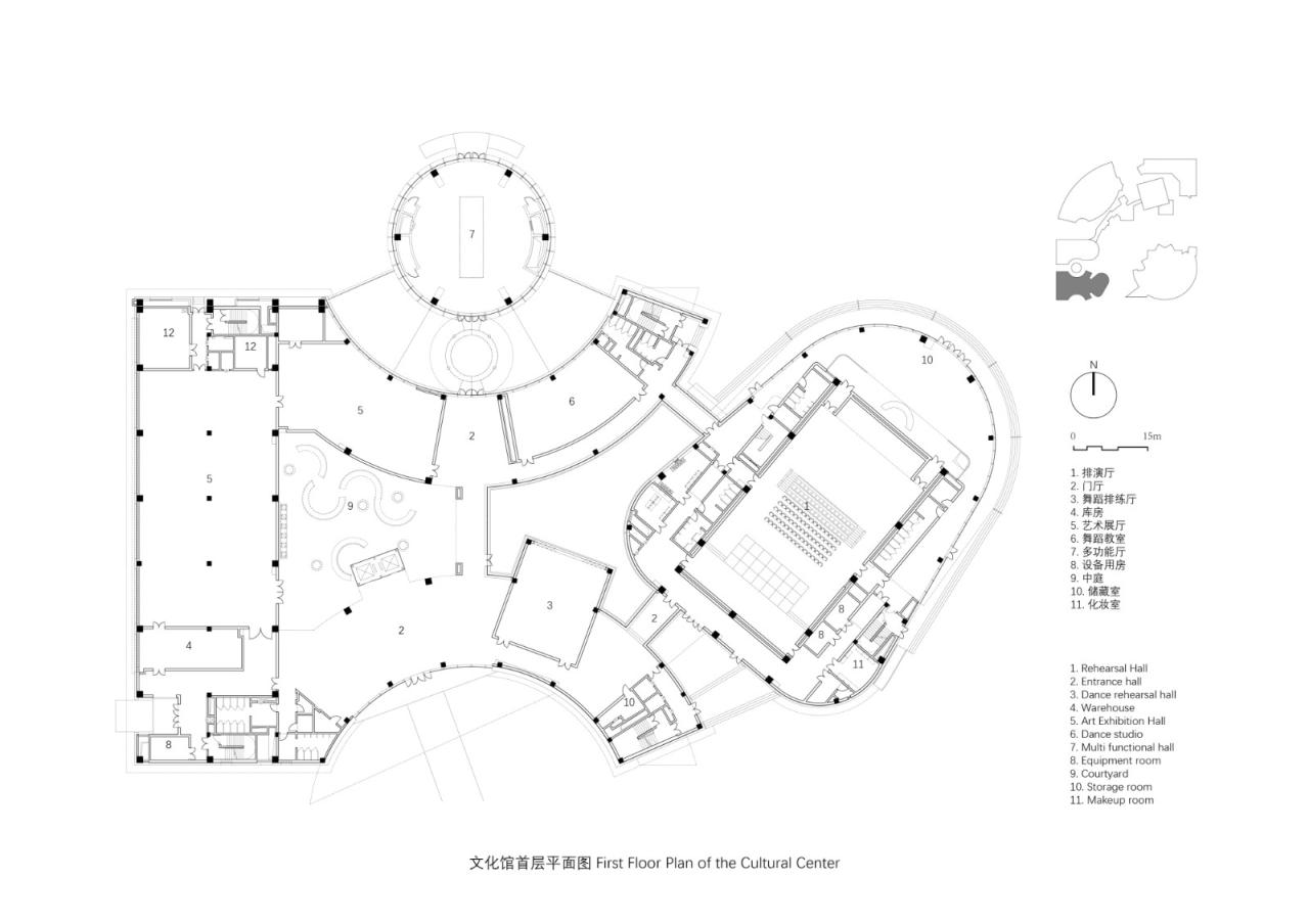 BIM建筑|武汉东西湖文化中心 / 中国院大器工作室