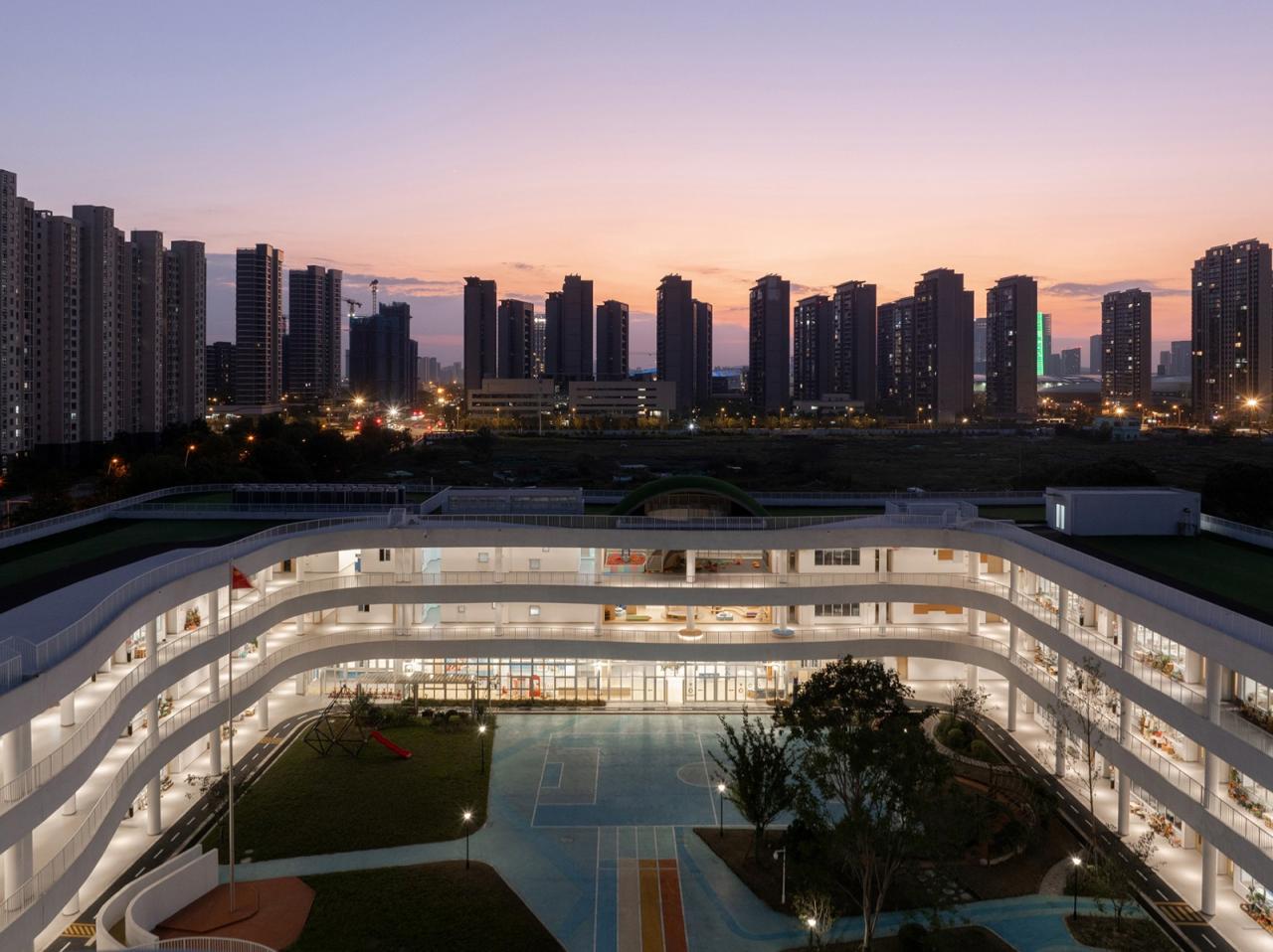 BIM建筑|无锡华星幼儿园 / 元秀万建筑事务所