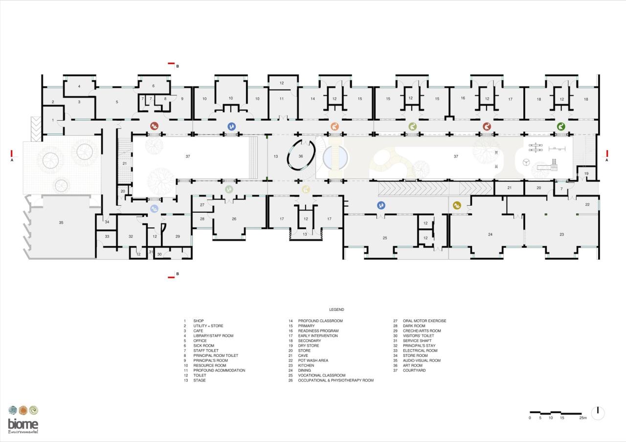 BIM建筑|Sai Kirupa 特殊学校 / Biome Environmental Solutions