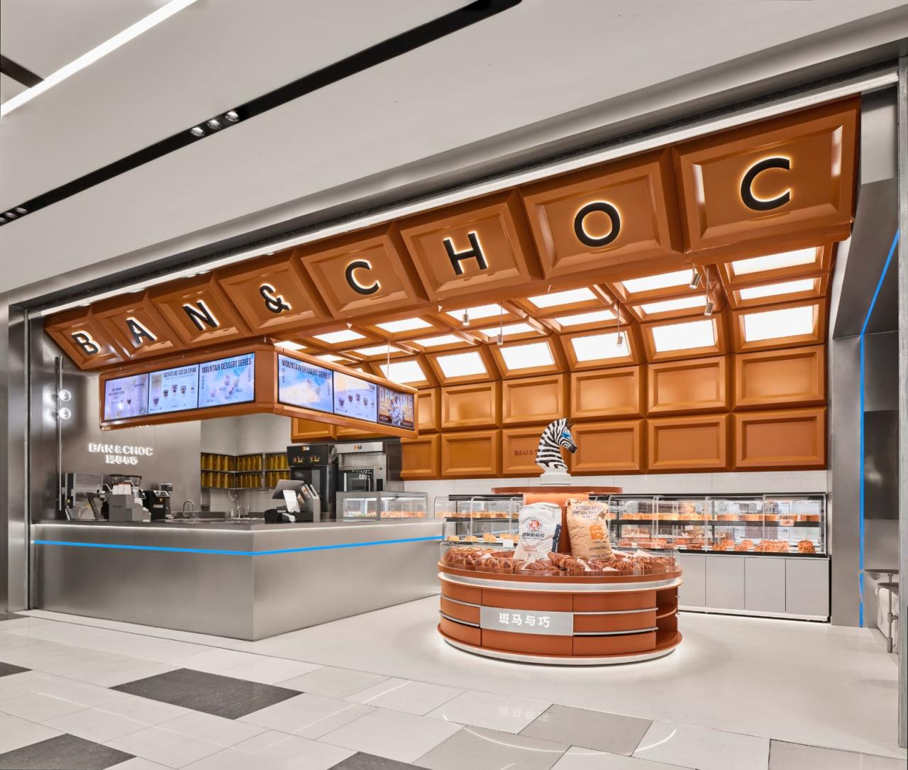 BIM建筑|斑马与巧BAN&CHOC上海凯德龙之梦全国首店 / WBS里外工作室