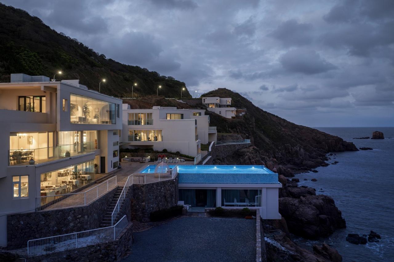 BIM建筑|嵊泗夕会悬崖酒店 / 亦风建筑