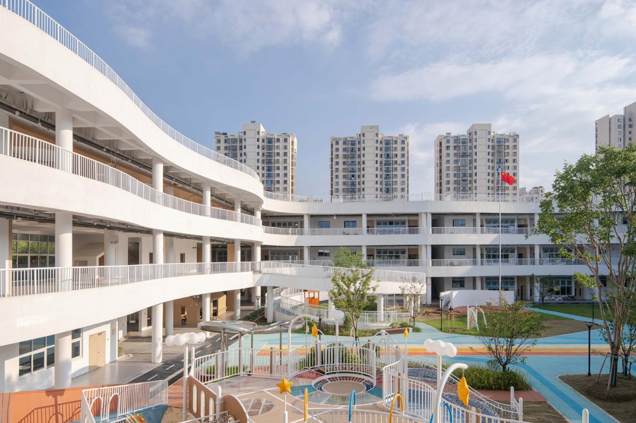 BIM建筑|无锡华星幼儿园 / 元秀万建筑事务所