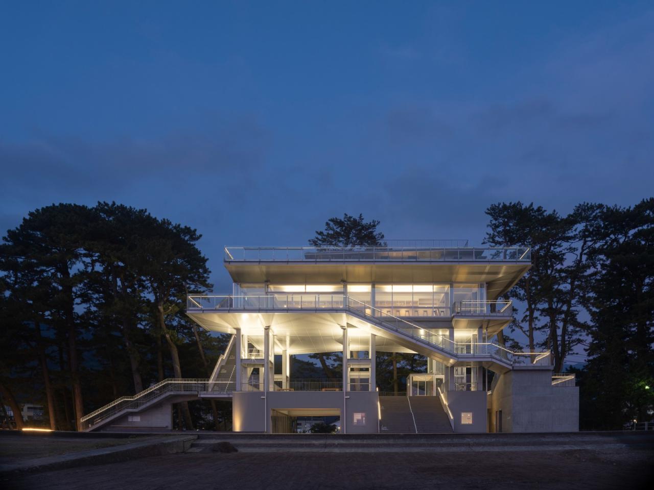 BIM建筑|海啸疏散综合体：Toi 橙色露台/ 今井实验室，东京大学IIS + 日本工营都市空间株式会社