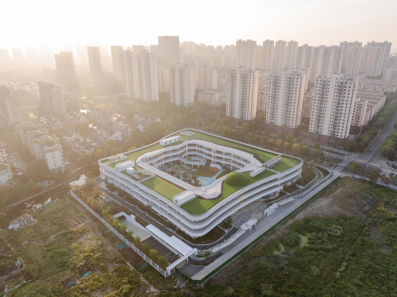 BIM建筑|无锡华星幼儿园 / 元秀万建筑事务所