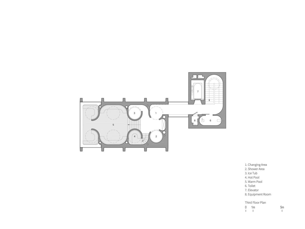 BIM建筑|雾灵山眼石汤泉，林中仪器 / 直向建筑