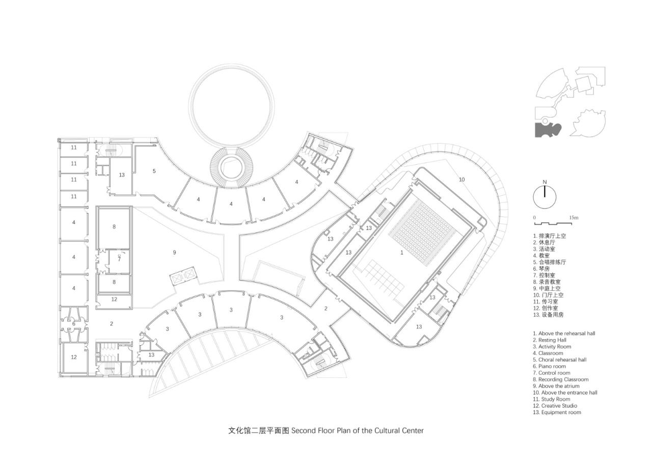 BIM建筑|武汉东西湖文化中心 / 中国院大器工作室