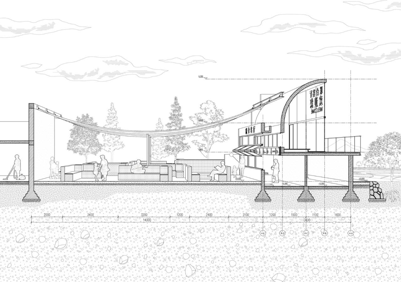 BIM建筑|联合村社区中心 / 合造社