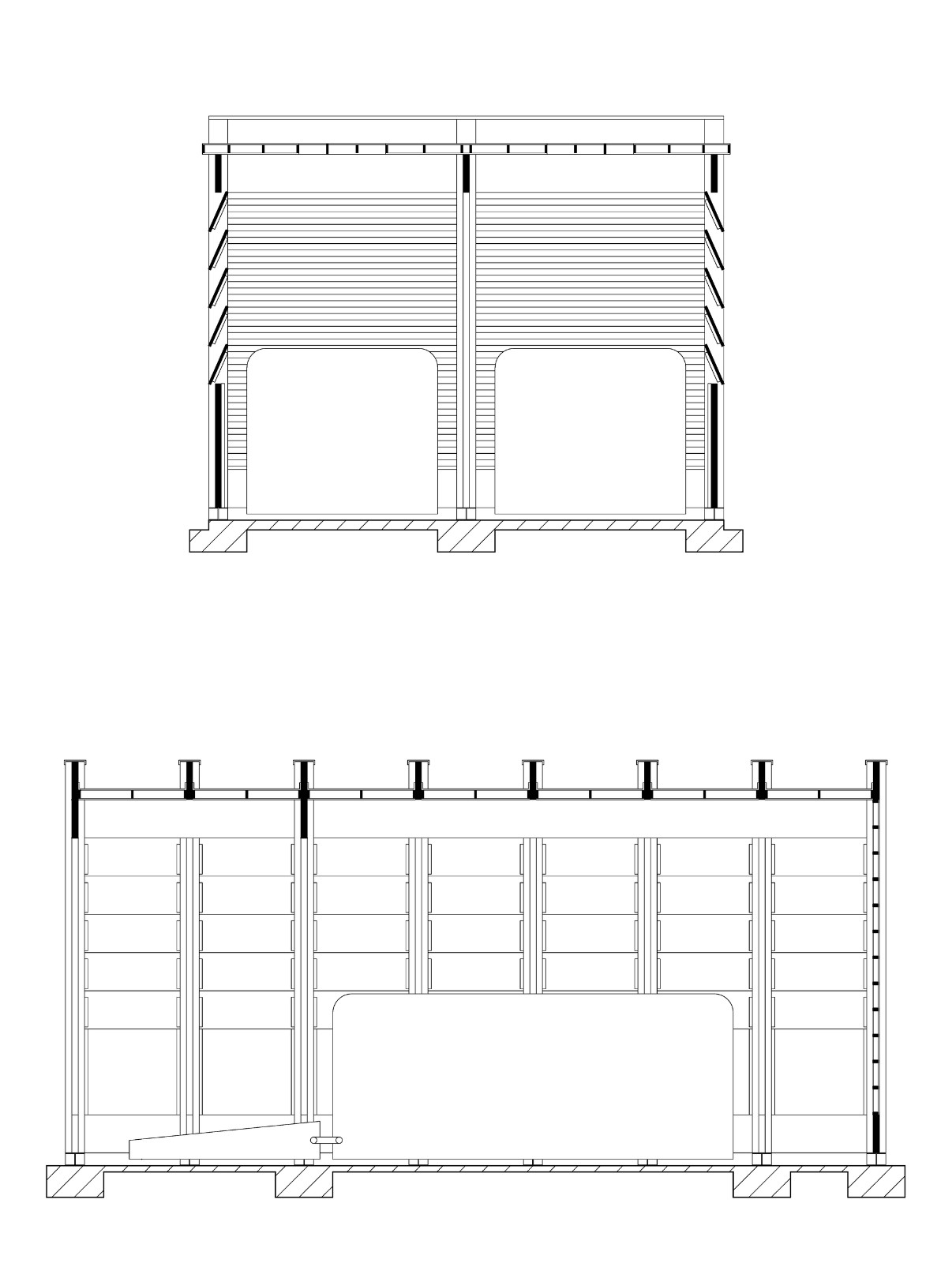 BIM建筑|廊坊北凤道垃圾中转站设计 / 园里建筑工作室