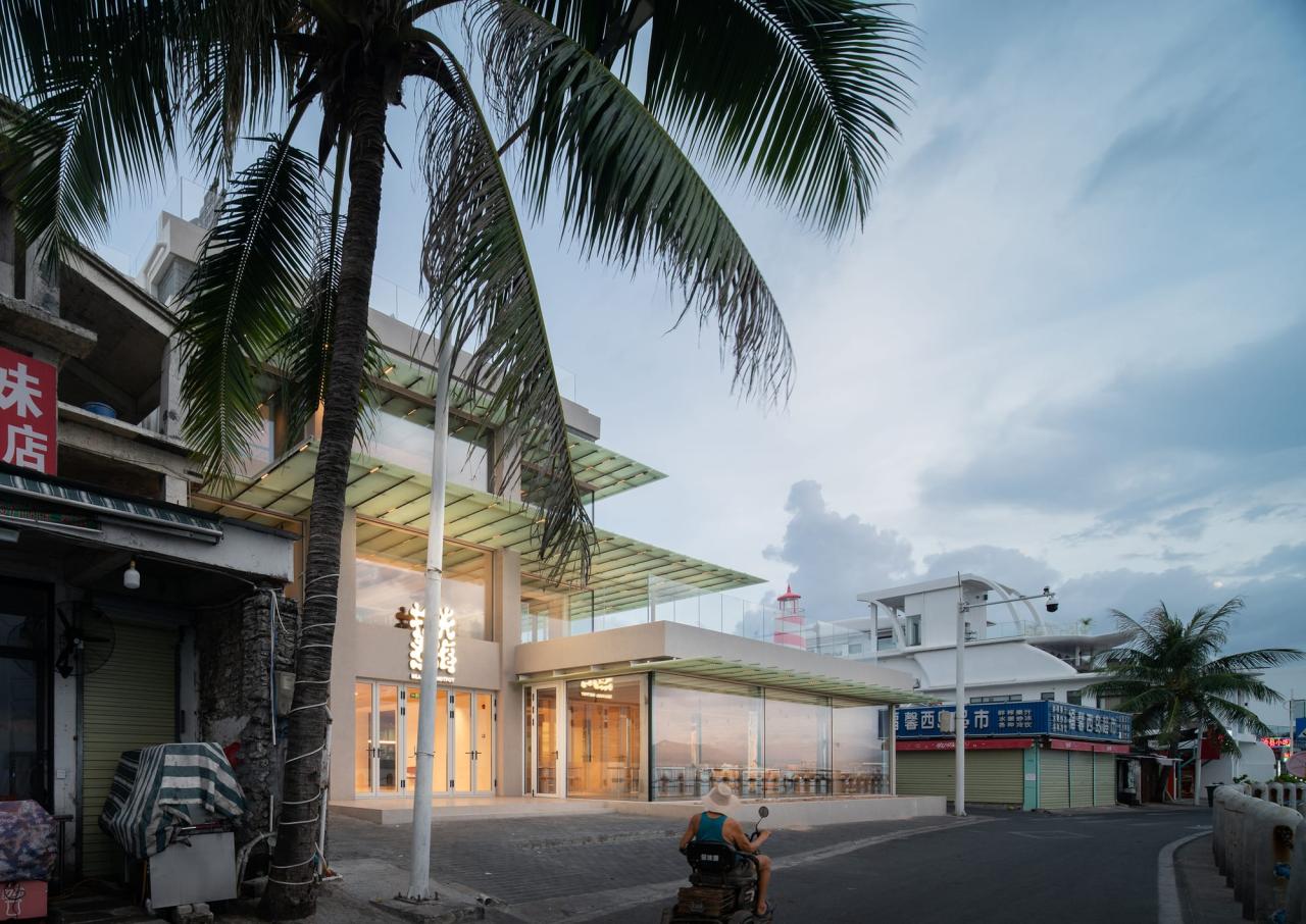 BIM建筑|三亚西岛自建房商业改造 / 叠重建筑