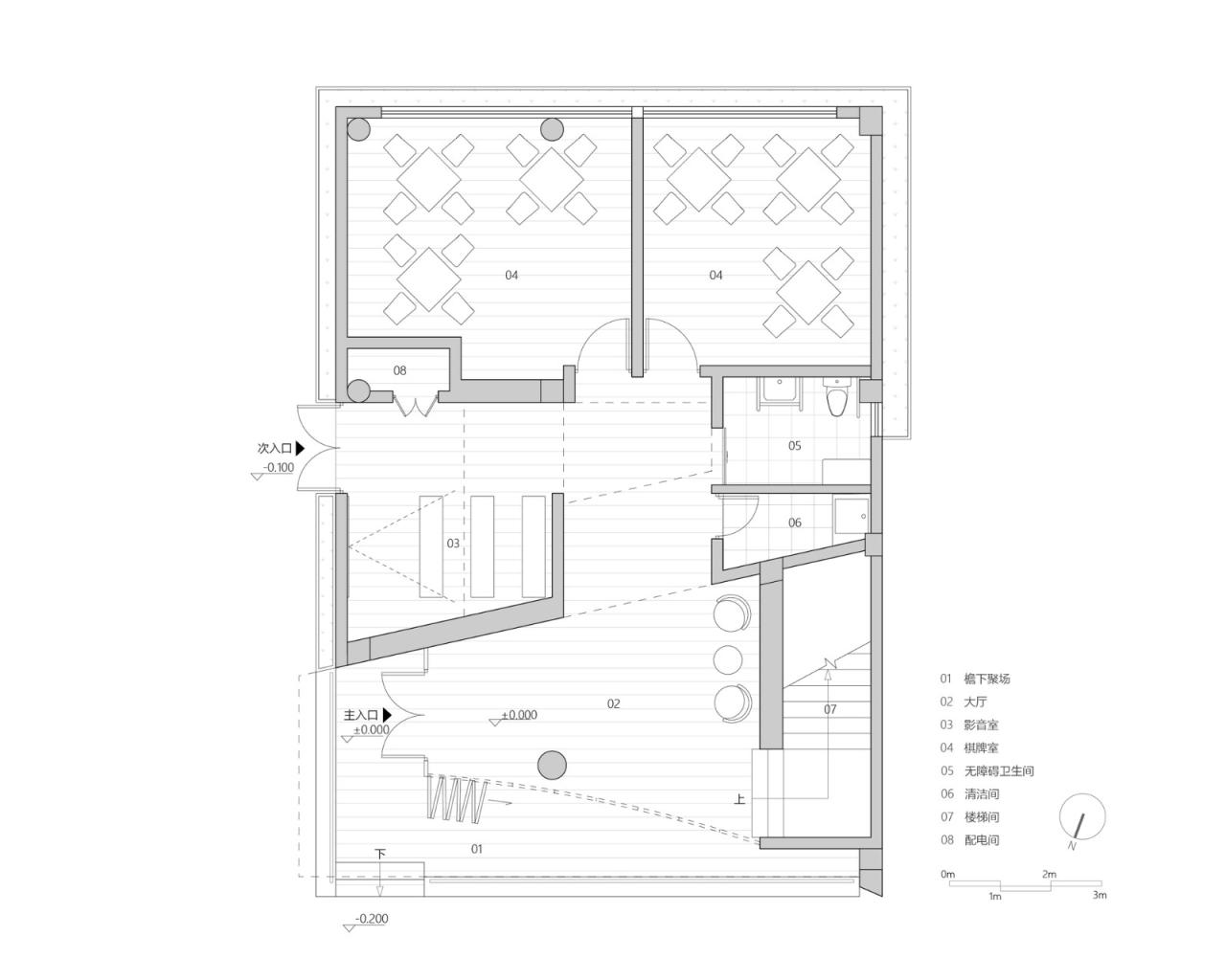 BIM建筑|何家村老年之家 / 由牧建筑