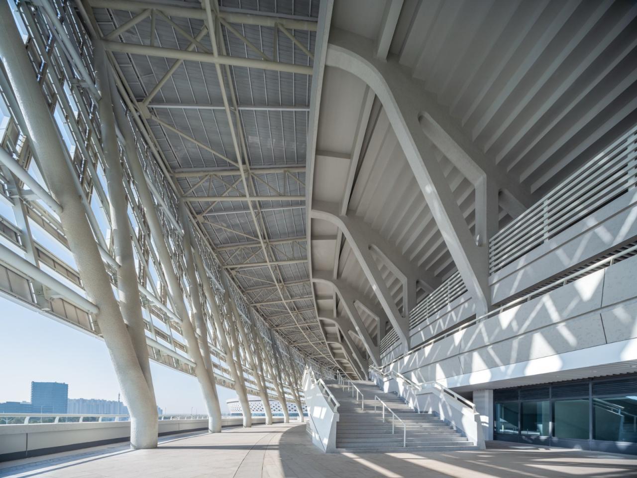 BIM建筑|襄阳全民体育运动中心 / 中南建院墨水尺工作室