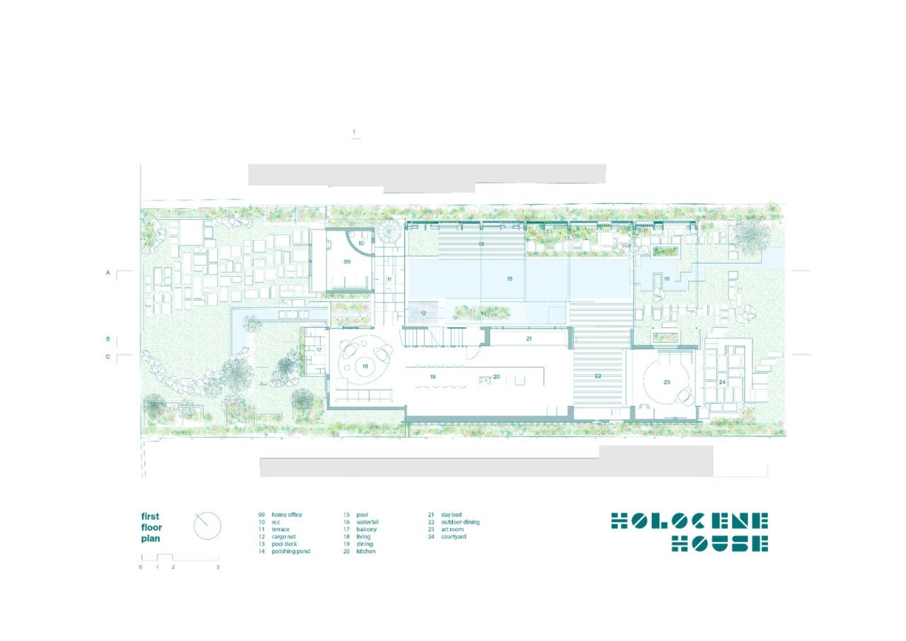 BIM建筑|Holocene 住宅 / CplusC 建筑工作室