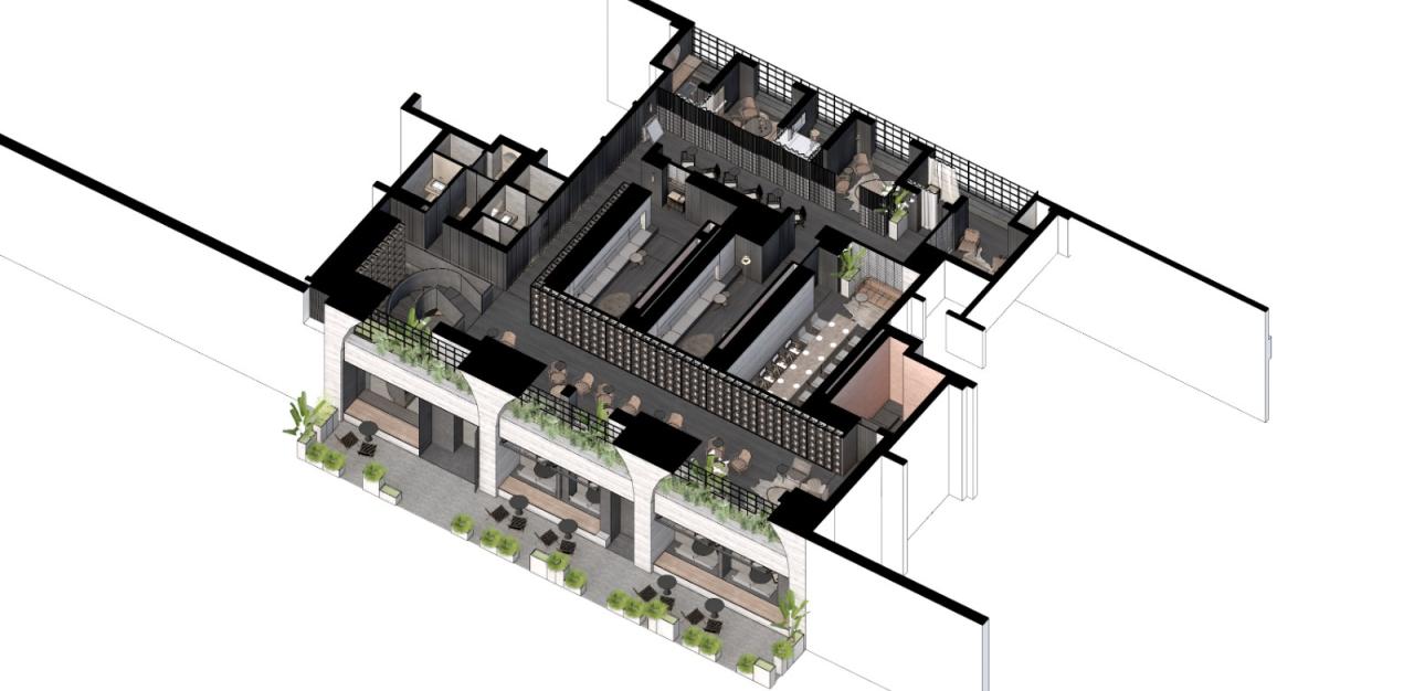 BIM建筑|威士忌酒吧 ：太原壶津威士忌酒吧 / JSPA Design卓汉建筑设计