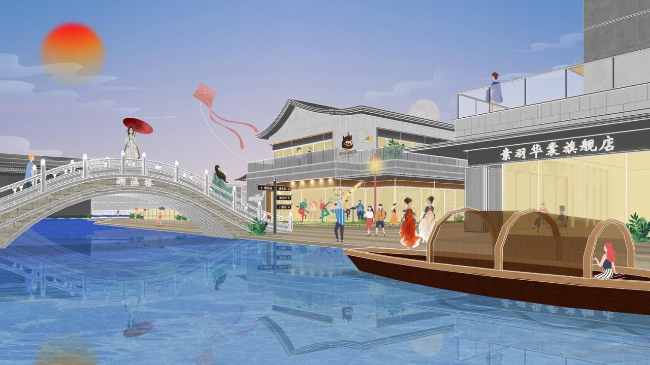 BIM建筑|融汇运河文脉与宋韵风华，共筑嘉兴文商旅融合新地标 / 上海三益