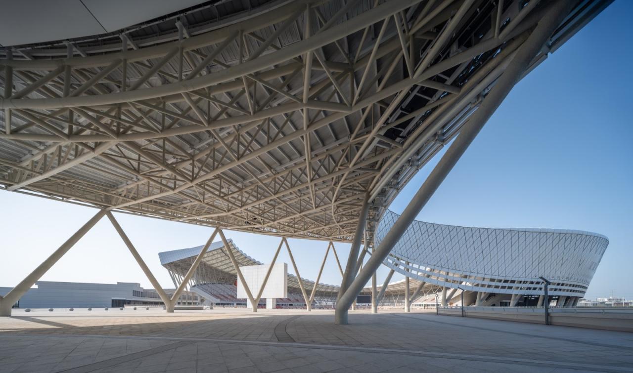 BIM建筑|襄阳全民体育运动中心 / 中南建院墨水尺工作室