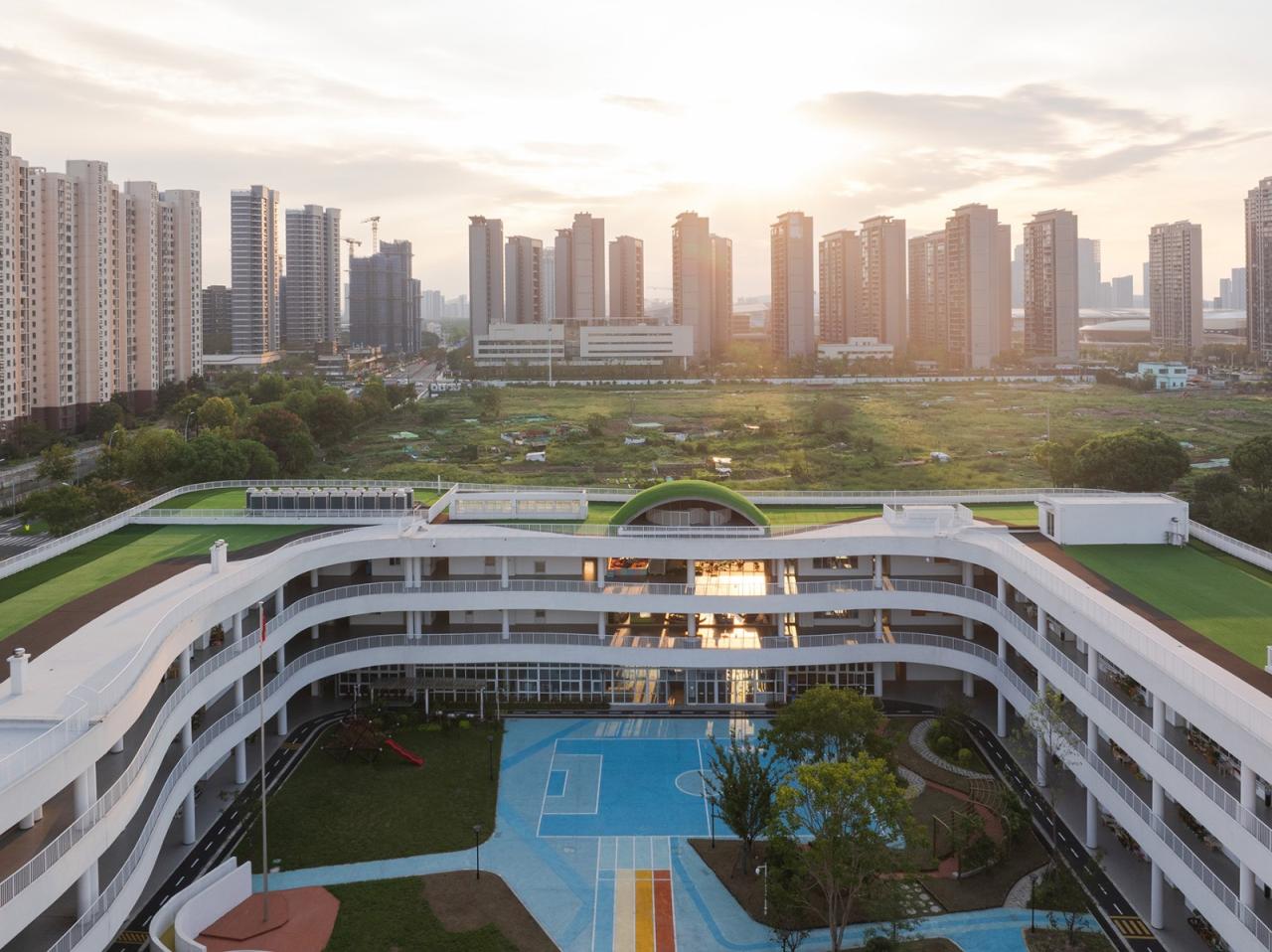 BIM建筑|无锡华星幼儿园 / 元秀万建筑事务所