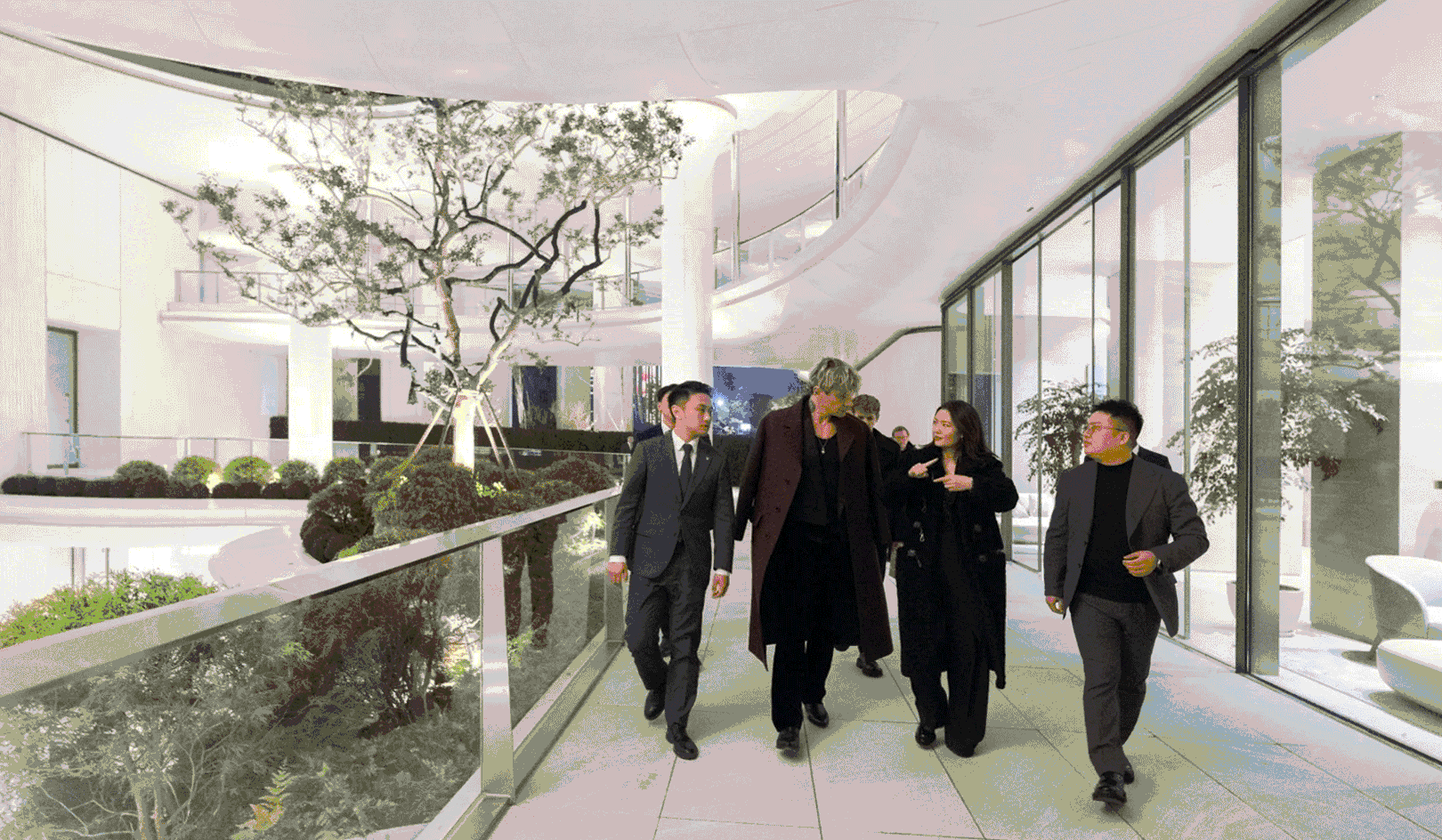 BIM建筑|武汉长江天际，line+朱培栋关于城市坐标的双重思考（下）