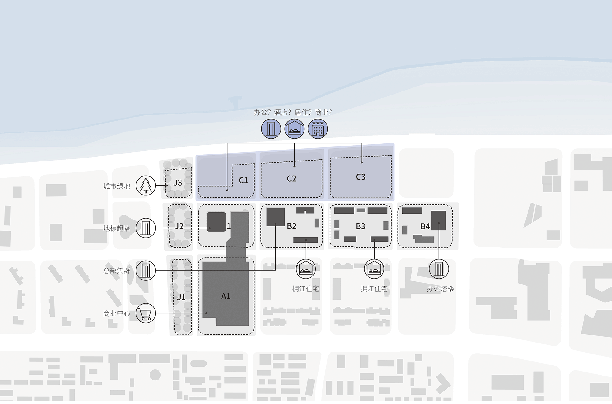 BIM建筑|武汉长江天际，line+朱培栋关于城市坐标的双重思考（下）