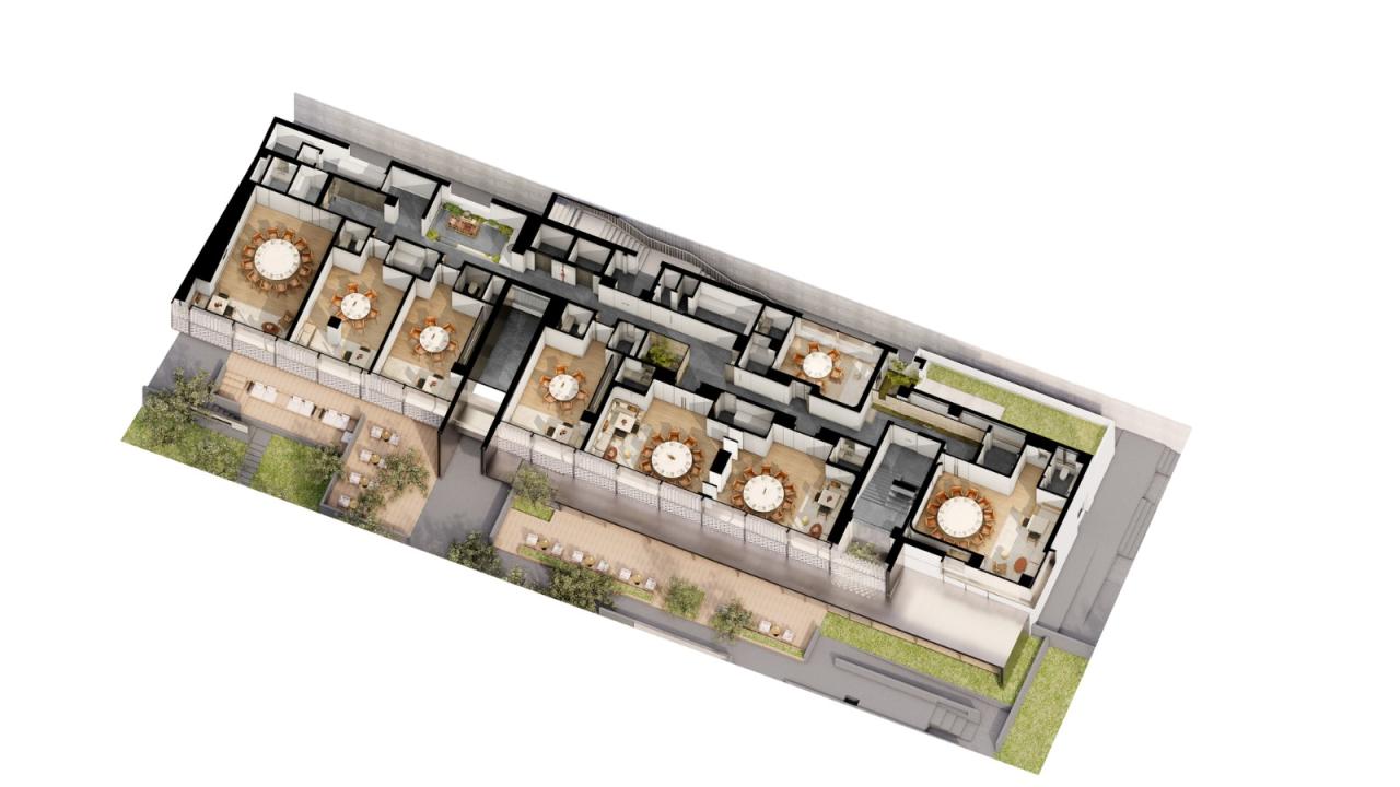 BIM建筑|南京鼓楼锦上 OCC 餐厅 / BUZZ 建筑事务所