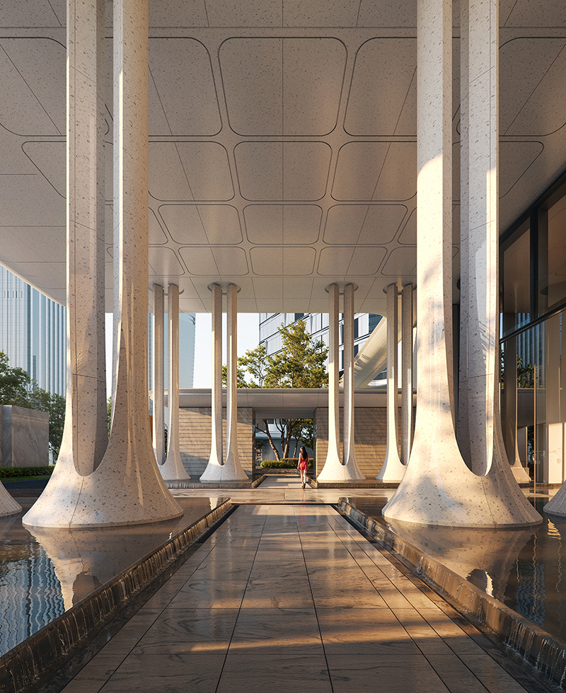 BIM建筑|武汉长江天际，line+朱培栋关于城市坐标的双重思考（下）